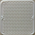 Silicone Dish Drying Mat, Non-Slip Easy Clean Sink Mat, Translucent,12"x12" | Quick-Dry Ridges, Large Heat-resistant Dish Drainer Mat for Kitchen Counter, Hangable & Roll-Up for Storage, Dishwasher Safe
