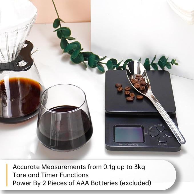 Pour Over Coffee Dripper Set, Coffee Pour Over Maker Kit with Kettle | Coffee Kit Includes Coffee Scale, Coffee Bean Grinder Electric, Glass Drip Coffee Maker and Filter, Coffee Set for Gift