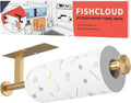 Paper Towel Holder Wall Mount,No Drill,SUS304 Steel, Space Saving | Maximize countertop space with secure roll storage. Fits kitchens, bathrooms, RVs and pantries with flexible mounting options