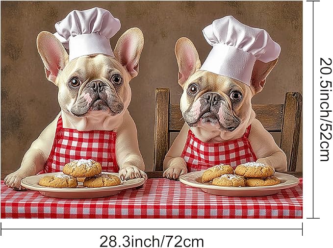 HOMETITUTE Chef Dog Stove Top Cover 28x20 Diatomite Heat Resistant Mat