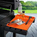 Find law Silicone Tools Mat for Griddle & Kitchen Countertop | Orange Side Shelf Spatula Mat with Drip Pad for Blackstone Weber Traeger Pit Boss Flat Top Grill Smoker, BBQ Gifts for Men
