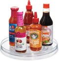 iDesign Plastic Lazy Susan Turntable Organizer, Clear | Kitchen Storage, Pantry Organizer