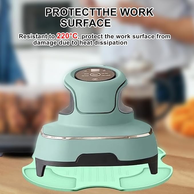 Jiozermi Silicone Trivet for Ninja Crispi Air Fryer, Off White | Universal Heat Resistant Mat, Non-Slip Design, Multi-Functional Accessory, Fit Ninja FN101GY/FN101SG/FN101ST