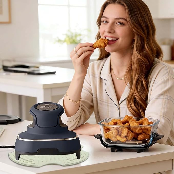 Air Fryer Trivets for Ninja Crispi,Protection for Countertop-Off White | food-grade silicone materials, slip-resistant, heatproof, easy to clean,dishwasher safe, Ninja Crispi Airfryer Accessories