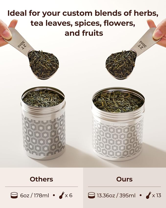 Extra Large Tea Infuser for Loose Tea & Spice Ball for Cooking | 304 Stainless Steel Tea Strainer Fine Mesh Large Tea Ball 3.2” x 3” Loose Leaf Tea Steeper for Teapot Pitcher Kettle
