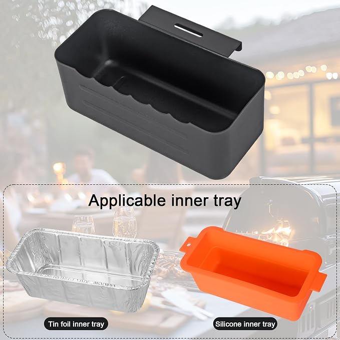 Grease Trap/Griddle Grease Catcher/Drip Tray/Grease Cup Replacement for Blackstone Grill,Grease Catcher for Black Stone Griddle 17, 22, 28, 30 & 36 inches.