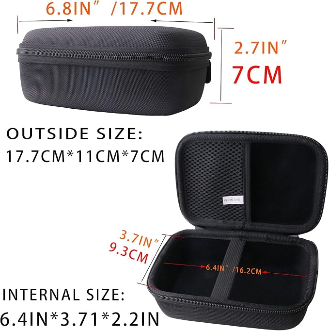 Hard EVA Carrying Case Compatible with TIMEMORE Chestnut C2/C3 Manual Coffee Grinder storage box.