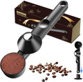 Coffee Scoop with Funnel for Reusable K Cup, 2 TBSP Measuring Spoon | Mess-Free Funnel Design, Sliding Leveler for Precise 2 TBSP, Long Handle for Coffee, Protein Powder & Tea (1-Pack)
