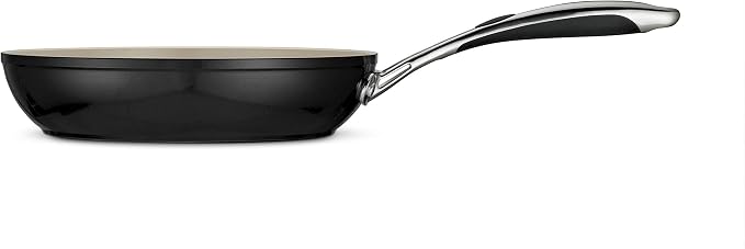 Tramontina Ceramica Deluxe 10-Inch Frying Pan | Ceramic Non Stick Skillet, Oven-Safe, Metallic Black