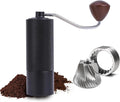 Manual Coffee Grinder, Portable Hand Coffee Mill - 25g Capacity | CNC Stainless Steel Conical Burr, Internal Adjustable Setting, For Espresso Pour Over French Press Travel Camping Office Home