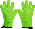 KITCHEN PERFECTION Silicone Smoker BBQ Gloves - Heat Resistant Oven Mitts | Waterproof, 5-Finger Design For A Better Grip, for Pitmasters, Meat Smoking, Grilling, Cooking, Frying Turkey | Grill Gift