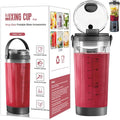 18oz Blending Vessel Accessories for Ninja Blast Portable Blender BC151BK | Upgraded 180° Flip Lid & Leak-Proof Travel Handle, Personal Blender Cup Replacement for Gym, Office and Outdoor