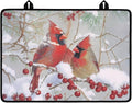 Cardinal Snow Holly Branch Print Stove Top Covers for Electric Stove Easy to Clean Glass Cooktop Protector Ceramic Protecting Counter Top Table Protector for Winter Decor, 29.18 x 20.96 inch