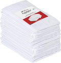Utopia Kitchen White Flour Sack Towels [12 Pack - 28 x 28 Inch] 100% Cotton | Tea Towels for Cleaning & Drying - Highly Absorbent Kitchen Dish Cloth