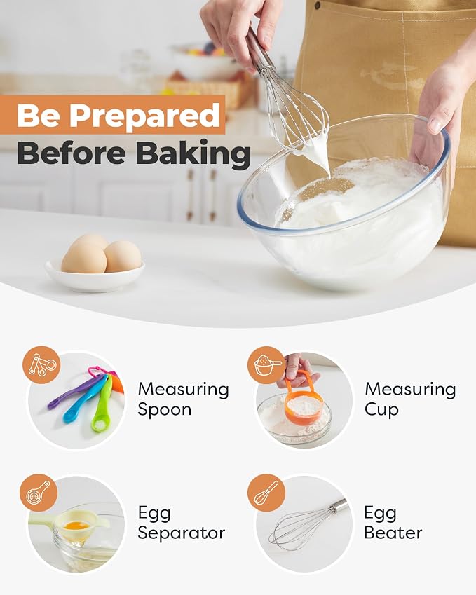 Kootek 700 Cake Decorating Kit Baking Supplies Tools for Beginners & Pros | Complete Kit, Fondant Tools, Cake Stand Turntable for Decorating, Piping Bags and Tips Set, Cake Leveler, Pattern Chart