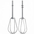 Hand Mixer Beaters Attachments for KitchenAid KHM Series | Paddle Stainless Steel Turbo Beater Replacement Parts Compatible with KHM512 KHM926 KHM7210 KHM6118 (Style B, 2 Pack)