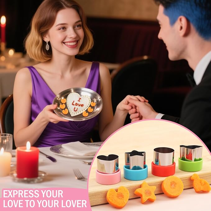 laxizar 8 Pcs Sandwich Cutter Cookie Cutter Uncrustable Bread Maker