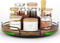 WOWBOX 12" Wood Lazy Susan Turntable Organizer for Cabinet, Pantry & Counter
