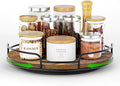 WOWBOX 10" Wood Lazy Susan Turntable Organizer for Cabinet, Pantry & Counter