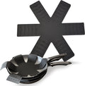 Silicone Pot and Pan Protectors for Stacking - Cookware Protector Black | 3 pack pot pan separators for stacking, pot protectors non stick, pan liners pot dividers anti-slip, fits multiple sizes pans