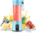 Mini Portable Smoothies Travel Blender - Personal Size Blender | 380Ml Juice Cup BPA Free, 6 Stainless Steel Blades, Powerful Blending Easily Squeezed Fresh Juice in Sports/Gym/Picnic