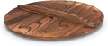Craft Wok Lid for 16-Inch Woks Traditional Wooden Flat Cover Asian Cookware / 732W323-16in