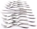 Knork Original Cutlery Utensils Flatware Set, 20 Piece, Gloss Silver