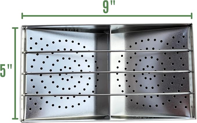 Camping Toaster for Campfire or Stove – 2-Slice Tin-Plate Bread Grill – Durable, Heat-Resistant Toaster for Wood Stove, Gas or Electric Cooking