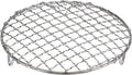 HARFINGTON Round Cooking Rack 6.5-inch 201 Stainless Steel Cross Wire Barbecue Grill Net with 20mm Legs for Cooking Baking Steaming BBQ