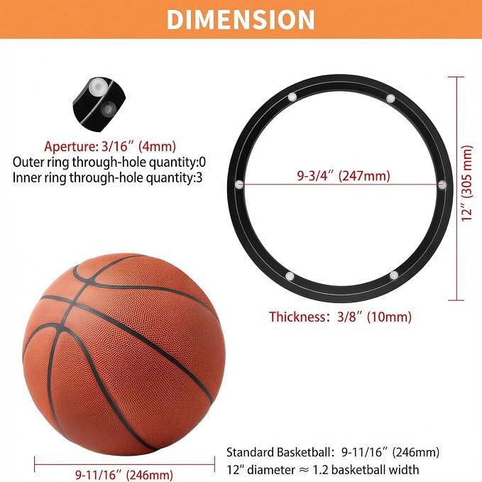 12 Inch Lazy Susan Hardware Heavy Duty Metal Rotating Hardware Turntable Bearing Ring 300mm Turntable Lazy Susan Parts Mechanism for Cabinets,Table Top and Craft (Base Only, Black)