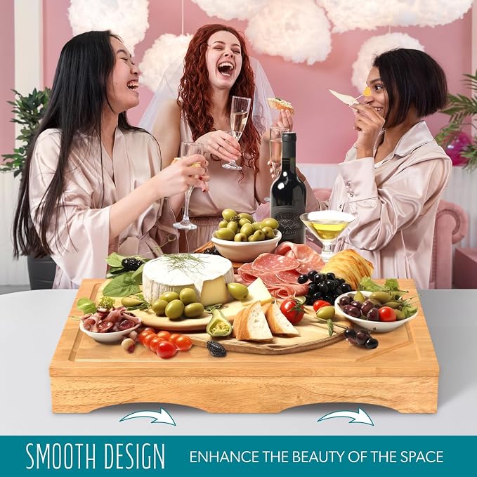Extra Large Solid Wooden Cutting Board and Stovetop Cover, 3 in 1 Stove Top Cover Chopping Board with Detachable Legs and Juice Groove, Sink Cover Board