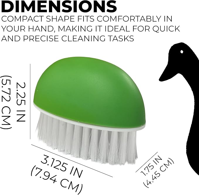 Set of 2 Black Duck Brand Vegetable Brushes! Tough Scrubber - Green - A Quality Everyday Essential!