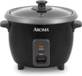 Aroma Housewares 1.5Qt. Rice & Grain Cooker (ARC-363NGB),Black,6-Cup Cooked / 3-Cup Uncooked