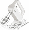 Hand Mixer Electric Handheld, 950W Peak Powerful, UL Certified for Safety | Compact Kitchen Mixer, Turbo for Baking, 6-Piece 304 Food-Grade Steel, 2 Dough Hooks + 2 Beaters + Whisk + Milk Frother