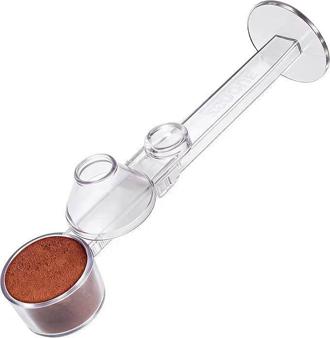 Coffee Scoop 2Tbsp & 51mm Espresso Tamper - BPA-Free PCTG Scoop Funnel, Fits K-Cups, Precise Measuring for Coffee/Protein/Powder/Hot Cocoa & Formula Dispensers (Natural,1Pack)