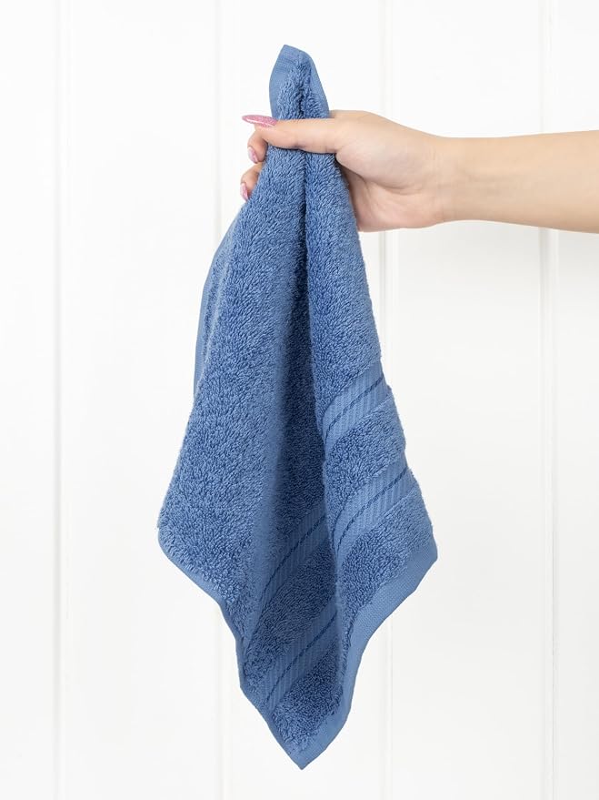 American Soft Linen 100% Cotton Luxury Turkish Towels, 4 PC Washcloth Set | Soft Absorbent Quick Dry OEKO Tex Standard 100 Certificated Durable Machine Washable Premium Hotel Quality