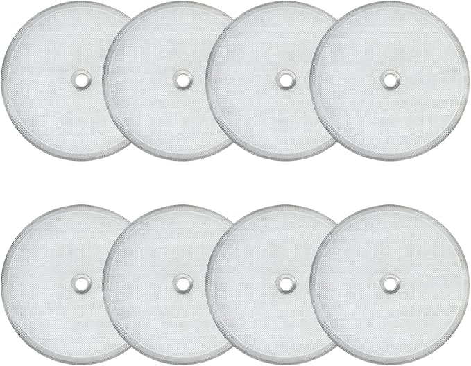 8 Pieces French Press Replacement Filters 3.2 Inch Stainless Steel Mesh, French Press Filters Replacement Screen for 21oz/3.15 Inch Wide French Press Coffee Press