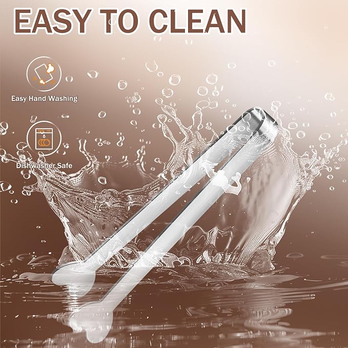 8 PCS Silver Mini Serving Tongs, 4.88 Inch Small Metal Kitchen Charcuterie Tongs, Stainless Steel Sugar Cube Ice Tong for Coffee Bar, Tea Party, Desserts Party, Ice Bucket and Sugar