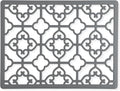 GASARÉ, Extra Large, Thick, Silicone Trivet for Hot Dishes, Pots, and Pans, Heat Resistant Mat for Countertop, Hot Pad for Kitchen, Easy to Clean, 16 x 12 x 3/8 Inches, (Gray, Spaniard)