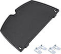 QuliMetal Cast Iron Griddle for Weber Q100, Q120, Q1000 and Q1200 | 12.6 x 8.6 inch replacement griddle for Weber Q series gas grills; replaces Weber 6558