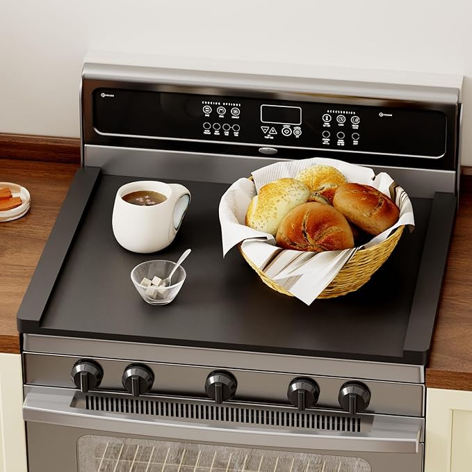 Noodle Board Stove Covers, Stove Top Covers For Electric 30"L X 22"W, Stove Top Covers For Gas Burners, Sink Cover For Counter Space，Durable Easy Clean Countertops, Farmhouse Decor Tray