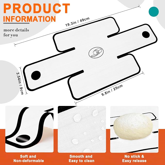 4 Pack Full-Coverage Silicone Bread Sling, Nonstick Silicone Loaf Pan Liner | Reusable & Dishwasher Safe Bread Baking Mats Fit 9x5, 9.5x5, 10x5 Inch Bakeware, Folded Corners Prevent Batter Leakage, White