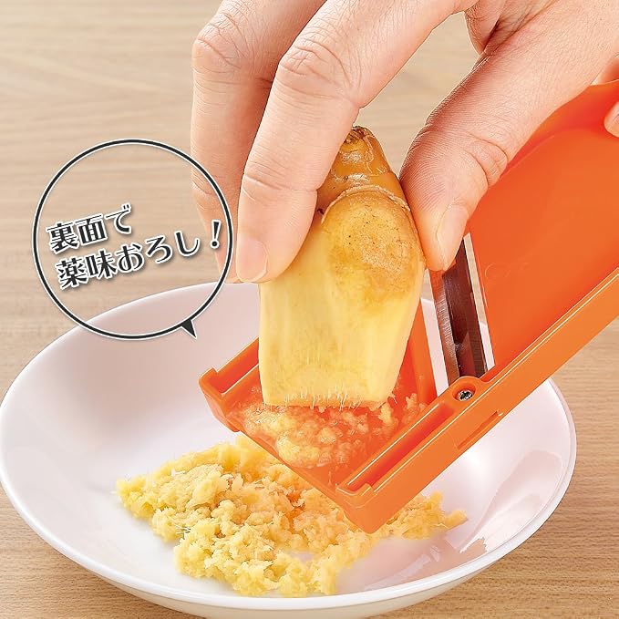Shimomura Kougyou FV-607 Full Veggie Garlic Slicer, Made in Japan, Niigata Tsubame Sanjo