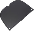 QuliMetal Cast Iron Griddle for Weber Q2000N, Q2200N, Q2600N+ & Q2800N+ | Half griddle design allows simultaneous griddle and grate cooking, ideal for breakfast, seafood, bacon and vegetables.