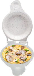 Good Living Microwave Egg Muffin Pan – Quick 1-Minute Breakfast Sandwich Maker, Non-Stick, BPA-Free