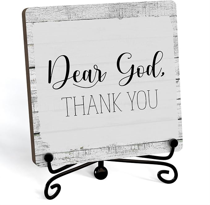 Home Decor, Farmhouse Shelf Decor For Living Room, Boho Aesthetic Table Decorations, Christian Gifts For Women Men, Entryway Tv Stand Fireplace Mantle Coffee Table Decoration (god-14)