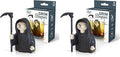 Genuine Fred Grim Steeper Reusable Silicone Tea Infuser,Black Grim Reaper Design,Fun and Clever Kitchen Gadget for Tea Lovers and Enthusiasts,(Pack of 2)