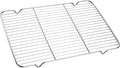 Cooling Rack with 4 Legs Heavy Duty Grill Net 7.9in x 12.4in Roasting Wire Grate Baking Racks, Fit Various Size Cookie Baking Sheet,Oven Dishwasher Safe(7.9"X12.4"31.5X20cm)