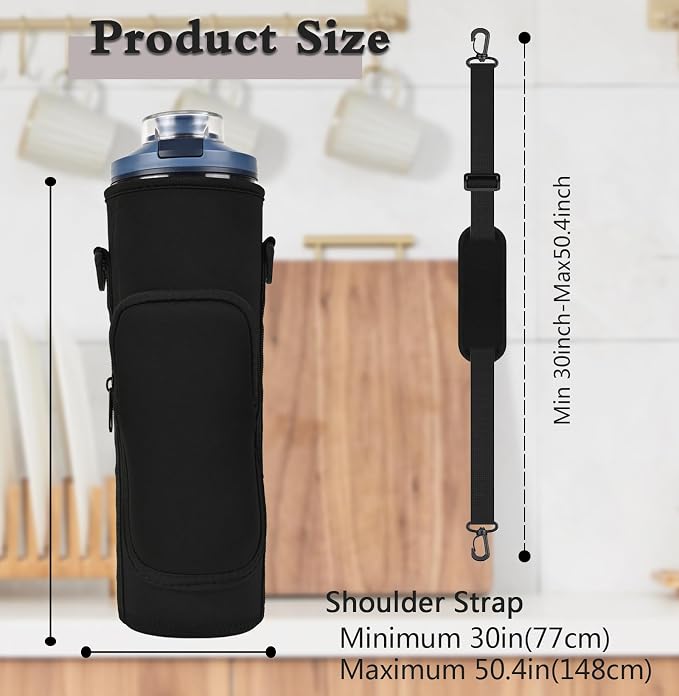 Portable Blender Storage Bag Sleeve for Ninja Blast Max Portable Blender | with Shoulder Strap and Accessory Pocket for Ninja Blast Max BC251NV/BC251GY/BC251MT/BC251PK/BC251LD Portable Blender