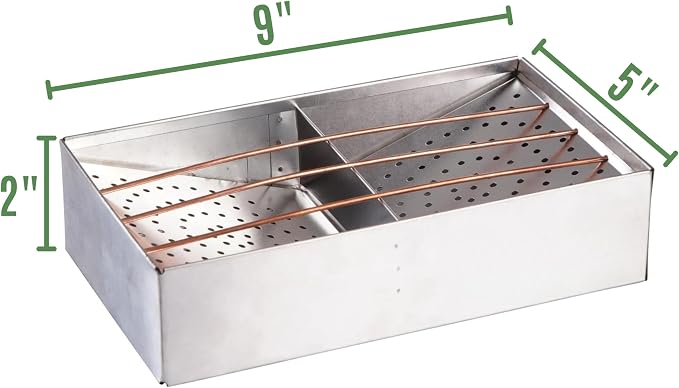 Camping Toaster for Campfire or Stove – 2-Slice Tin-Plate Bread Grill – Durable, Heat-Resistant Toaster for Wood Stove, Gas or Electric Cooking